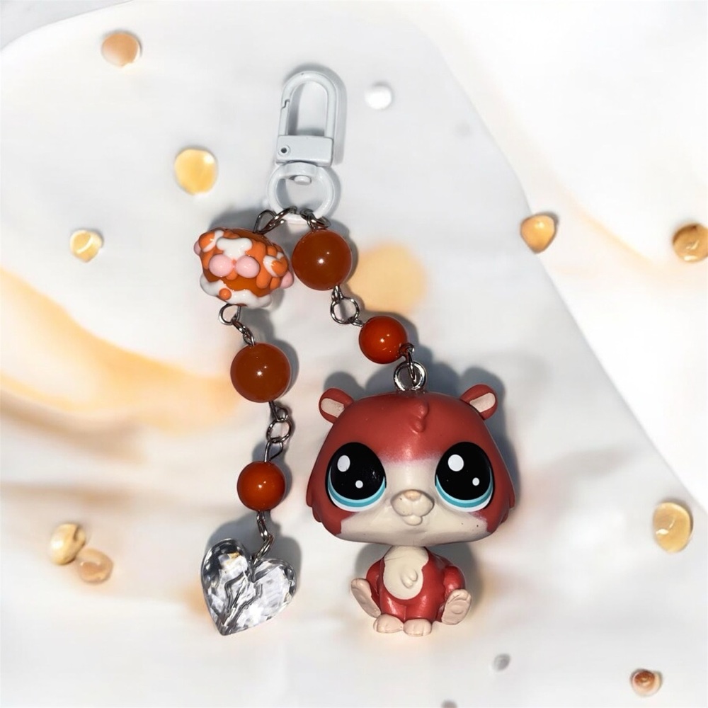 Littlest Pet Shop Handmade LPS Keychain | Vintage Style with Love Spots 💖